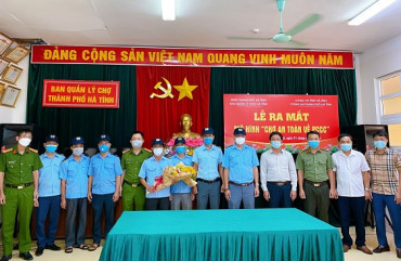 Lực lượng Xây dựng phong trào bảo vệ an ninh Tổ quốc - Công an thành phố Hà Tĩnh phát huy truyền thống 55 năm xây dựng và trưởng thành